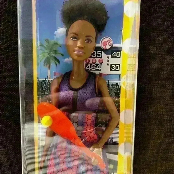 Barbie - You Can Be Anything African American Tennis Player Doll - New - Picture 2 of 7